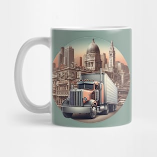 Semi Truck Mug